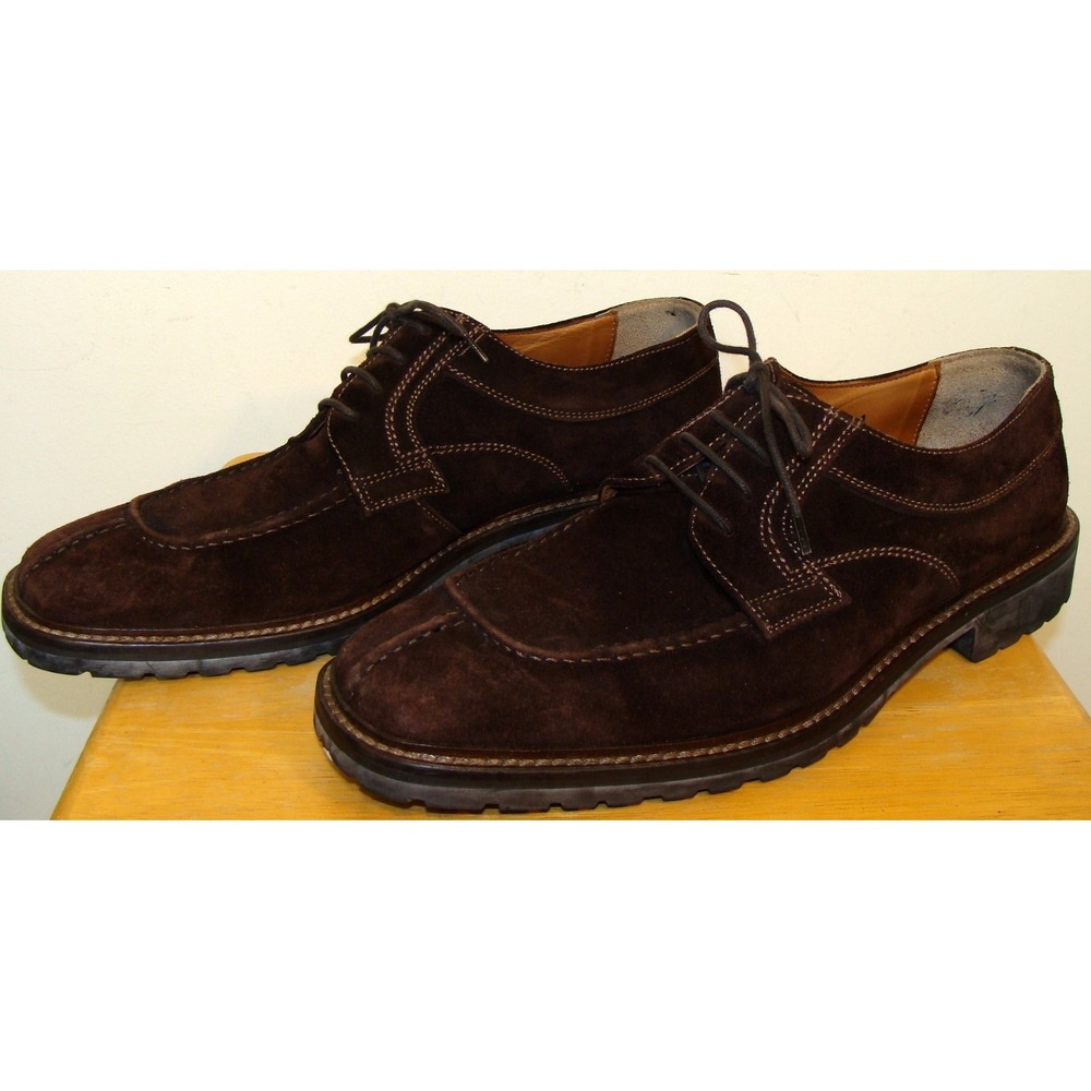 SAG VERA GOMMA ALEX M. BROWN SUEDE LACE UP OXFORD SHOES SIZE 10D   DB1 - Picture 5 of 10